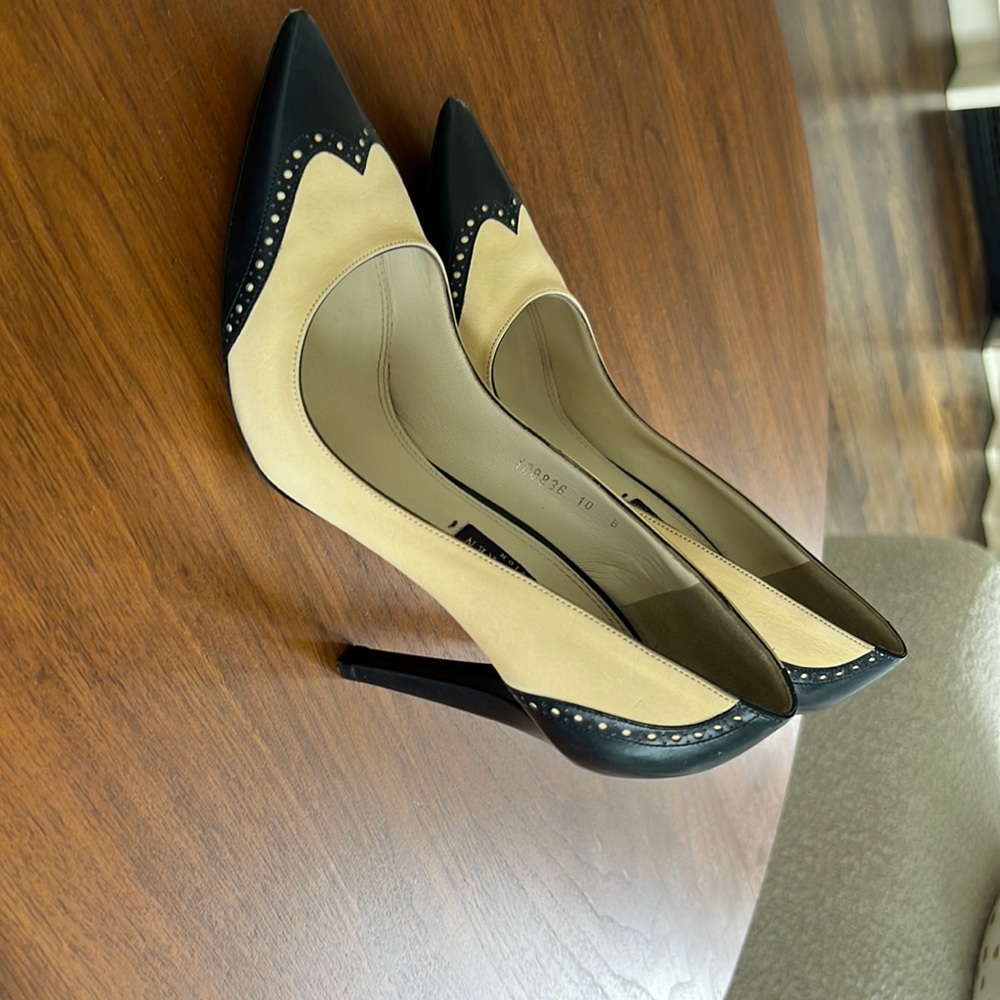 Ralph Lauren purple label pumps.
